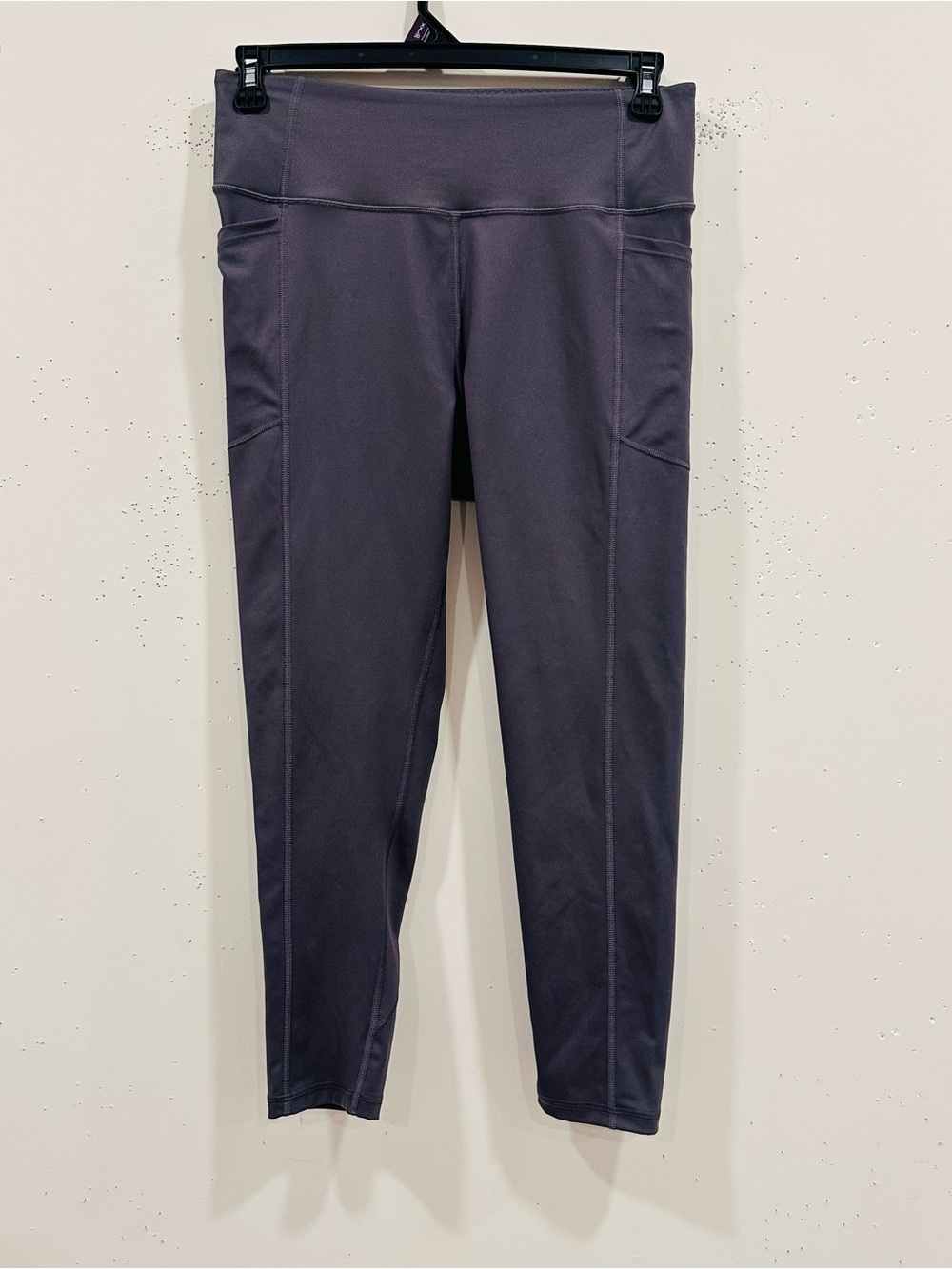 Puma & Victoria's Secret Leggings Lot 2 Pc Size M Purple Active - Picture 2 of 10